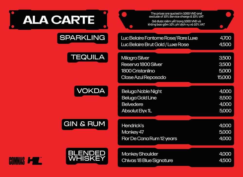 Commas Saigon | Nightclub in District 1 | Book Your Table Now